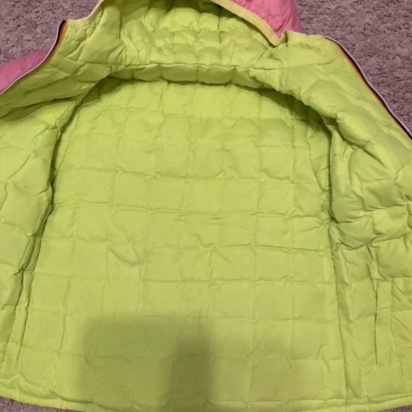 K-WAY FOR J.CREW CREWCUTS REVERSIBLE DOWN JACKET. SIZE: 14- 16. - Picture 10 of 12